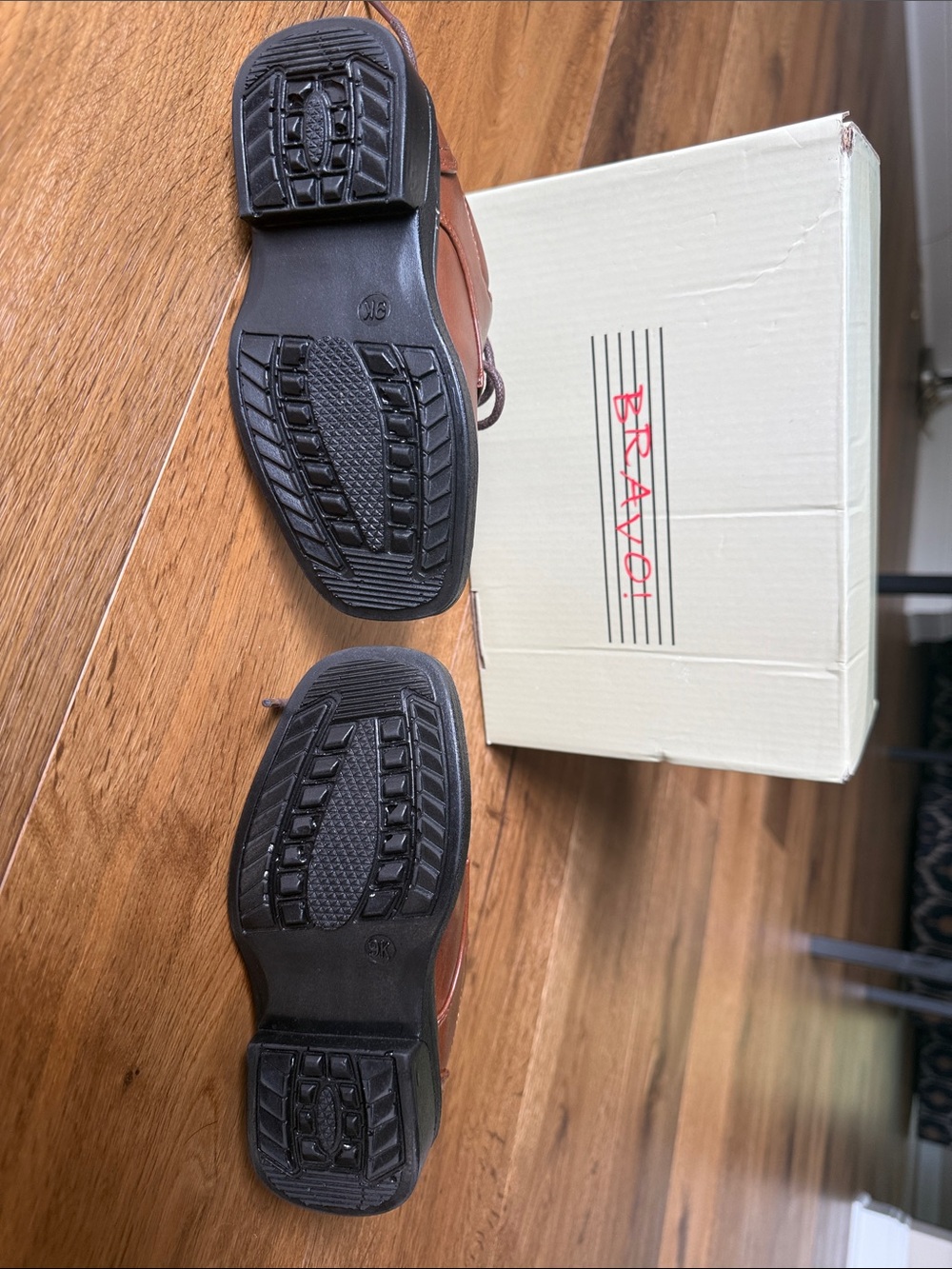 Bravo Kids' Brown Leather Dress Shoes - Classic Lace-Up - Picture 5 of 7